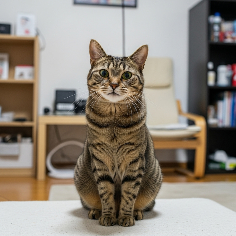 Adorable Domestic Cat in a Natural Setting Adorable Domestic Cat in a Natural Setting