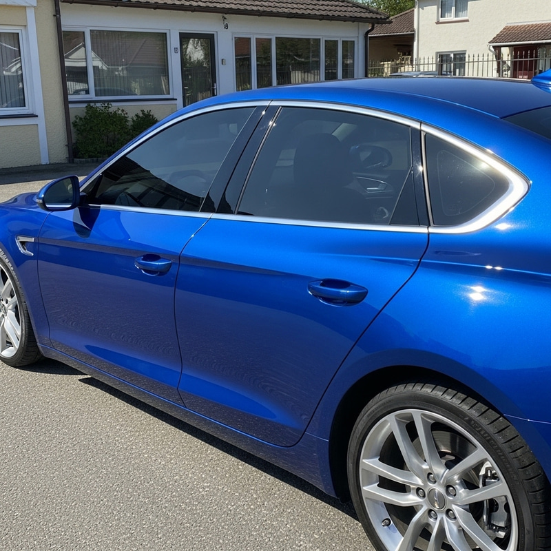 Royal Blue Car | High-Speed Aerodynamic Design Royal Blue Car | High-Speed Aerodynamic Design