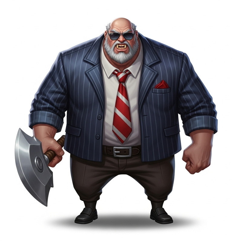 6-Foot Tall Bully Character Art