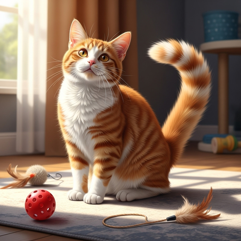 Enchanting Ginger and White Cat Enchanting Ginger and White Cat