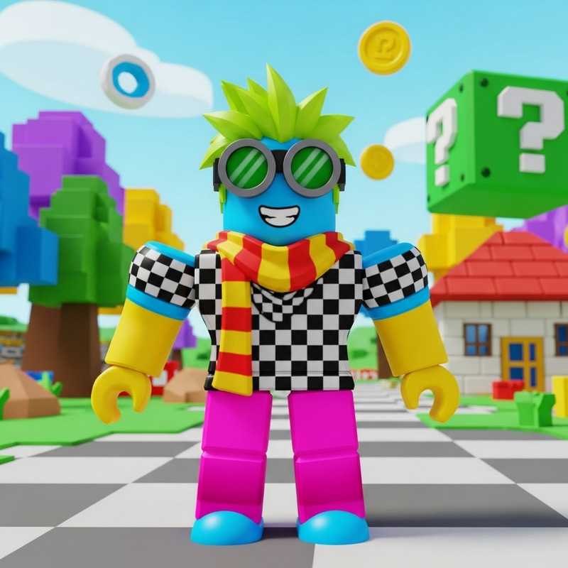 Colorful Roblox Character Inspired by Valenrossojou Colorful Roblox Character Inspired by Valenrossojou
