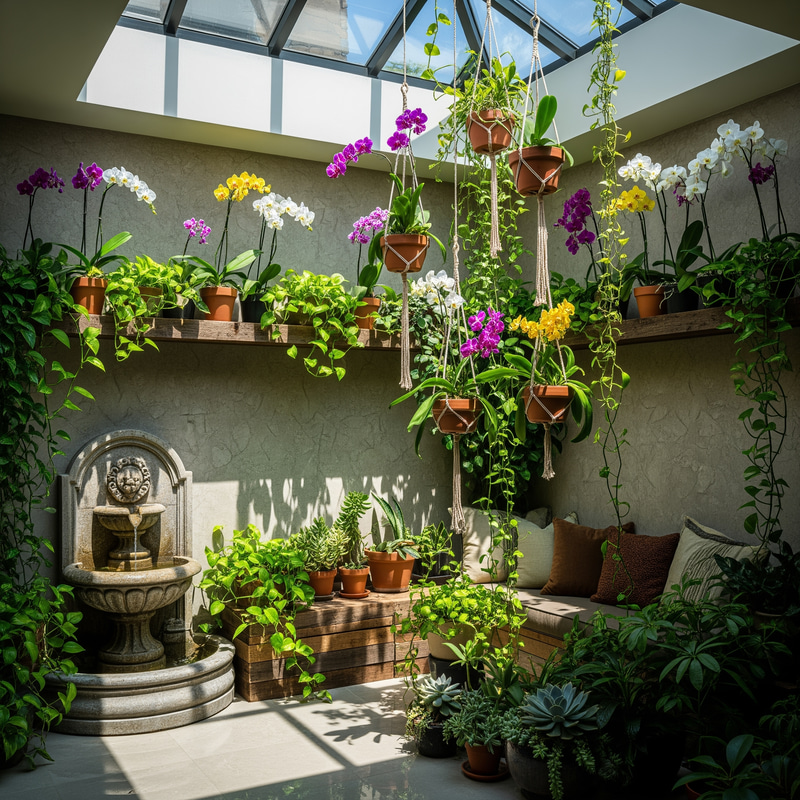 Lush Indoor Gardens: A Serene Escape Lush Indoor Gardens: A Serene Escape