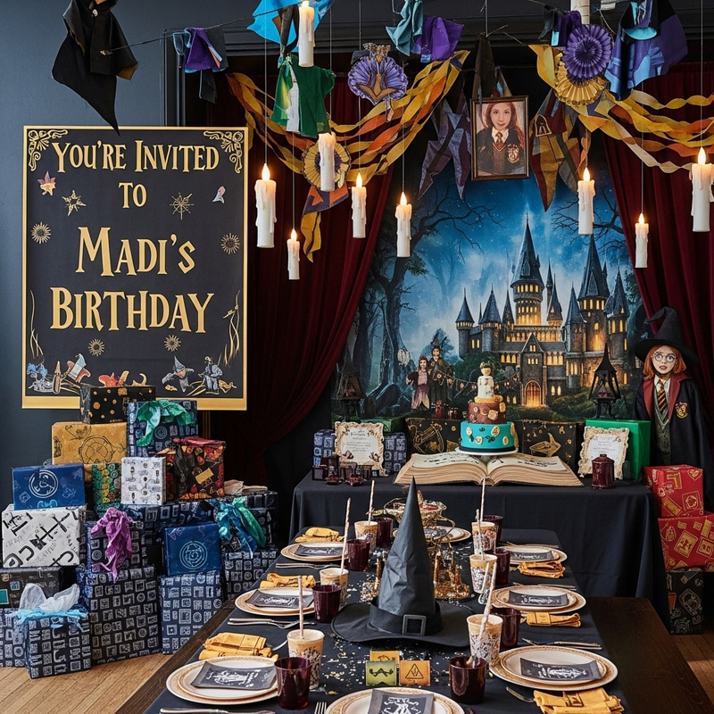 Magical Harry Potter Themed 11th Birthday Party