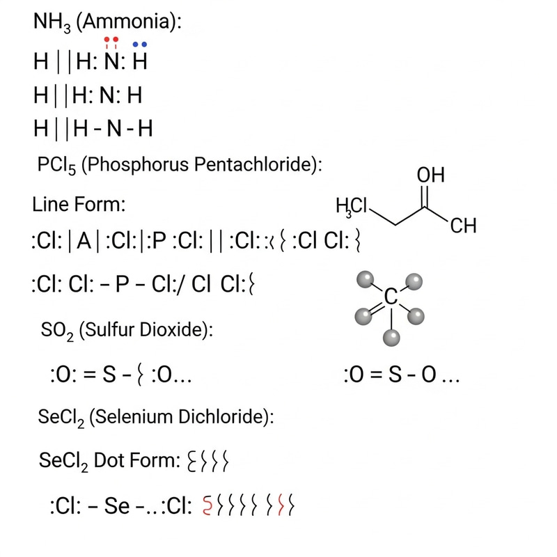 Lewis Structures of Covalent Compounds: KBr, NH3, CaI2, CuSn, Na2O, CdS, PCl5, Mg3N2, SO2, LiI, Al4C3, SeCl2, S2F2, NaF, Al Lewis Structures of Covalent Compounds: KBr, NH3, CaI2, CuSn, Na2O, CdS, PCl5, Mg3N2, SO2, LiI, Al4C3, SeCl2, S2F2, NaF, Al
