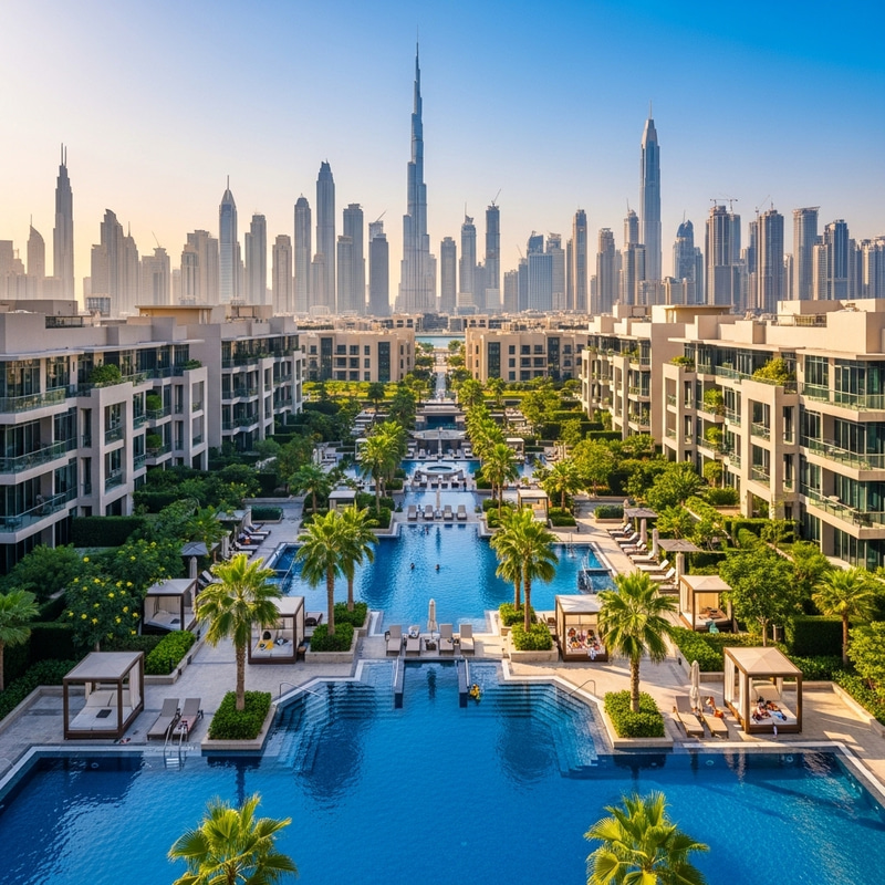 Luxurious Panorama of Dubai | Residential Complex, Thermal Baths, Pools Luxurious Panorama of Dubai | Residential Complex, Thermal Baths, Pools