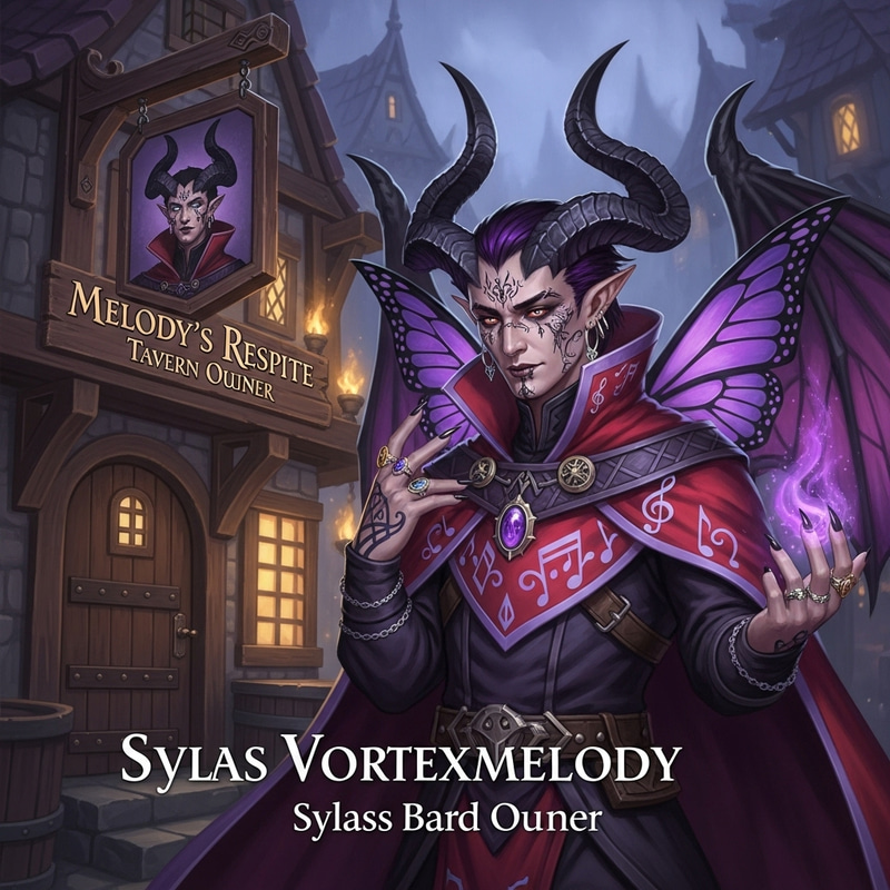 Sylas Vortexmelody: Elegance and Mystery in Dungeons & Dragons Sylas Vortexmelody: Elegance and Mystery in Dungeons & Dragons