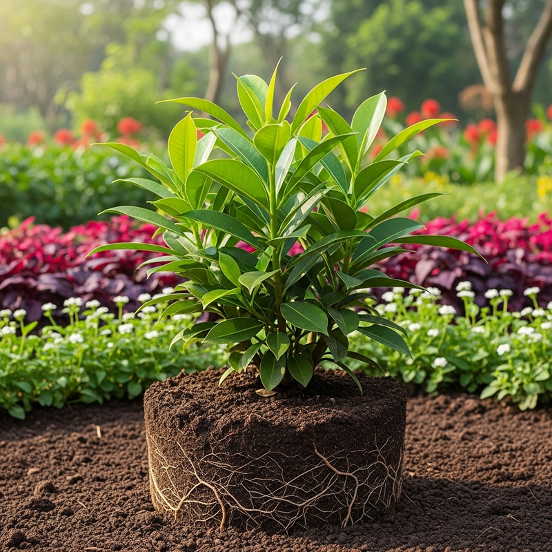 Serenity in Nature: Vibrant Lush Green Plant Serenity in Nature: Vibrant Lush Green Plant