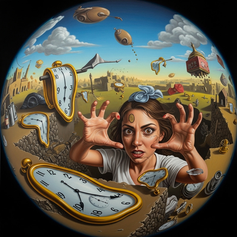 Surrealist Drug Descent | Dali Style & Chaotic World View