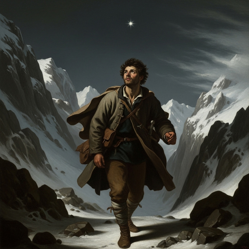 Majestic Starlit Solitude: Enigmatic Mountaintop Journey Majestic Starlit Solitude: Enigmatic Mountaintop Journey