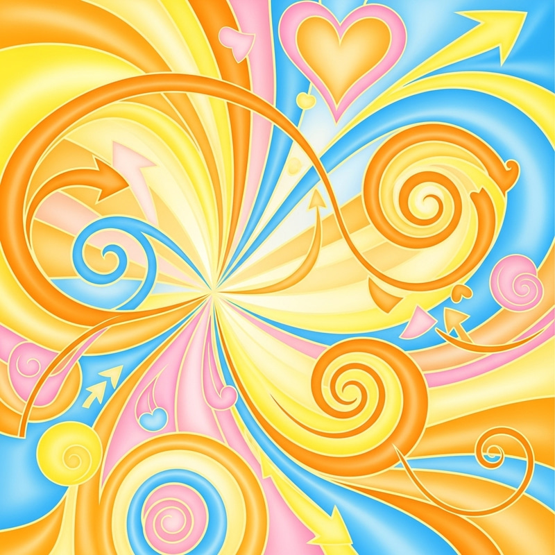 Abstract Art of Happiness: Joyful Colors and Uplifting Shapes Abstract Art of Happiness: Joyful Colors and Uplifting Shapes