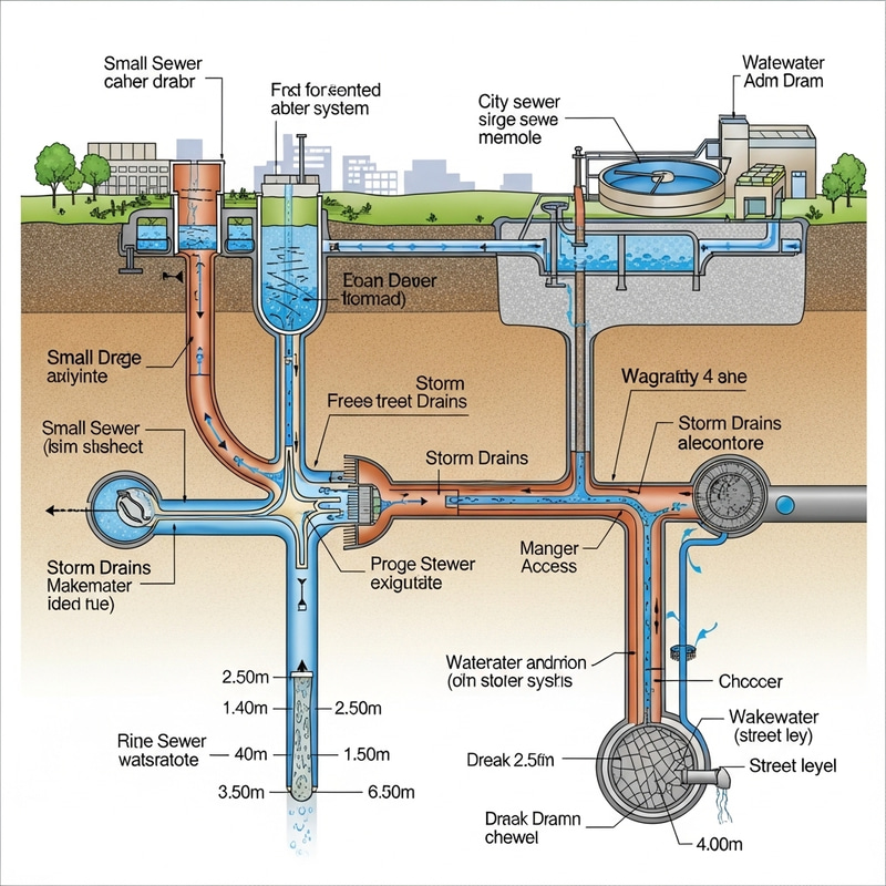 City Sewer System Diagram