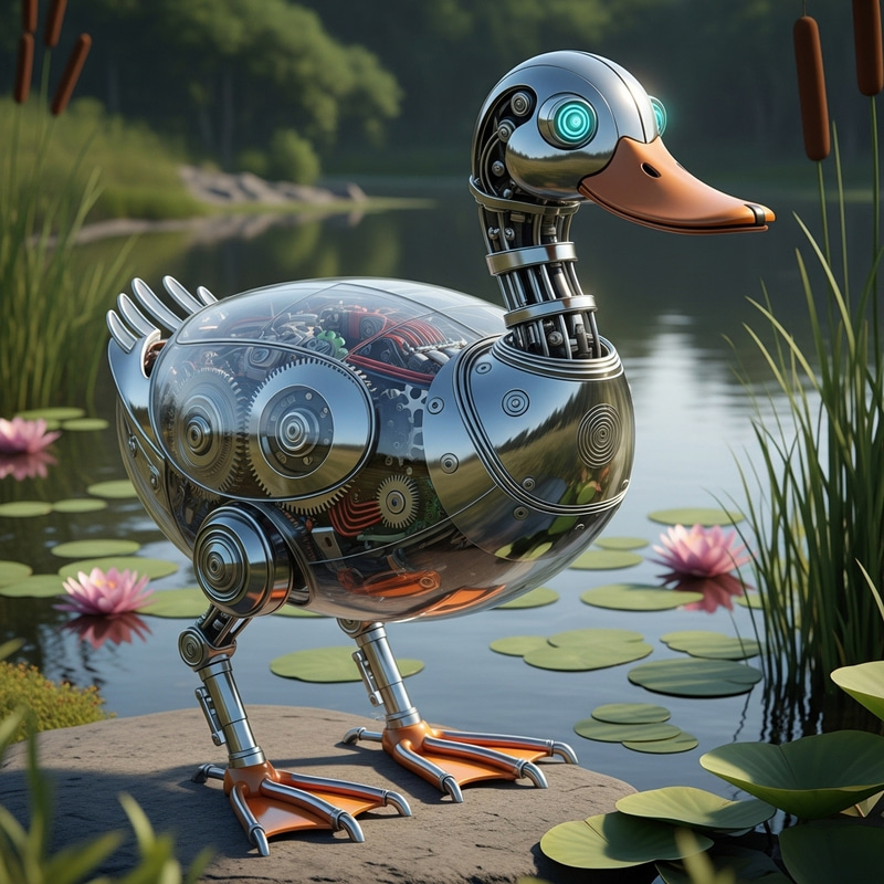 Mechanical Duck Robot | Robotic Avian Creation Mechanical Duck Robot | Robotic Avian Creation