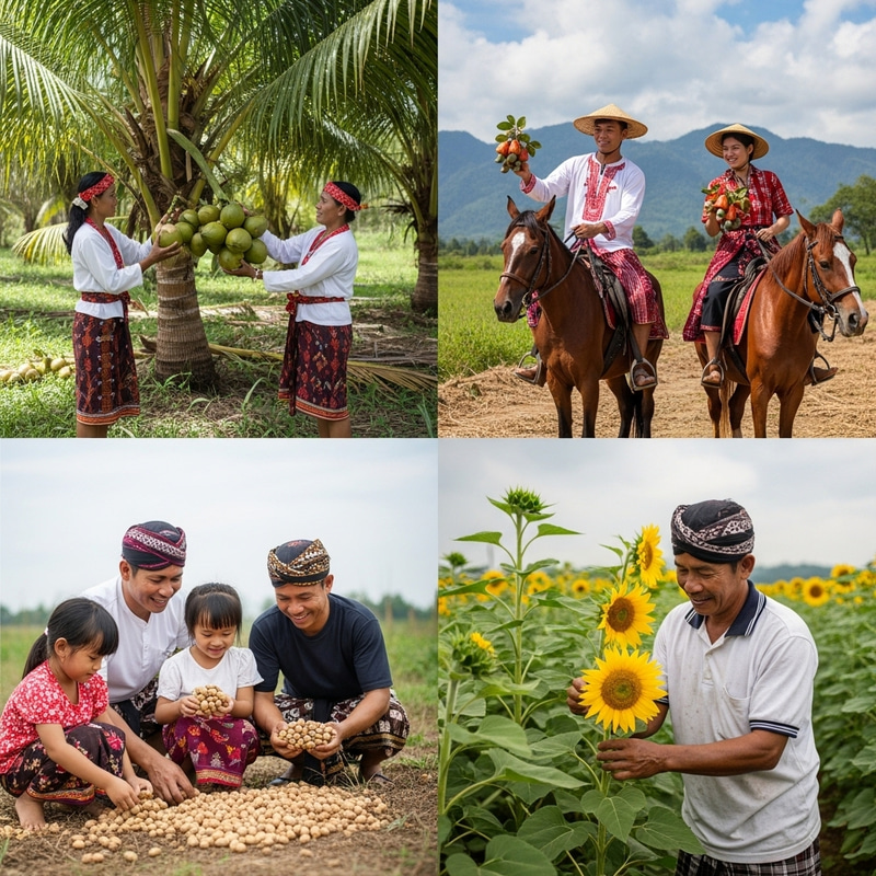 Cultural Harvests of Kalimantan, Sumba, Tuban & West Jawa