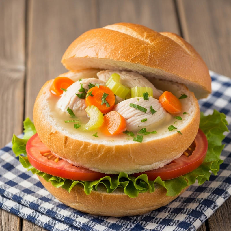 Chicken Soup Burger: A Savory Delight