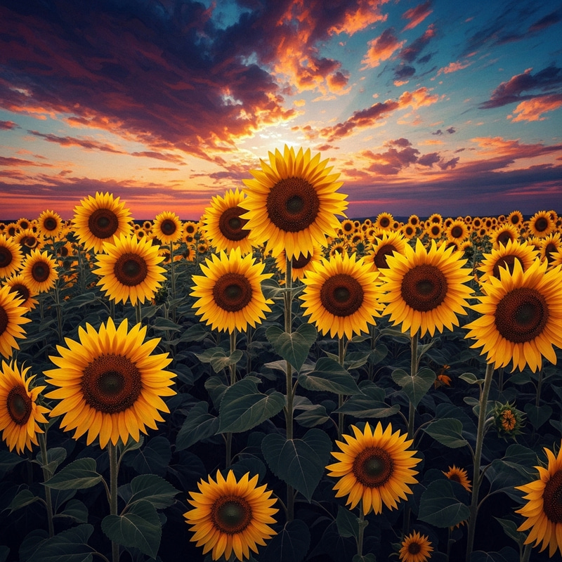 Sunflowers in Abstract Art: A Dreamy Fusion