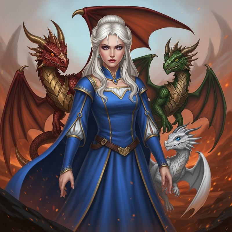 Creating a Dragon Queen Character Inspired by Daenerys Targaryen
