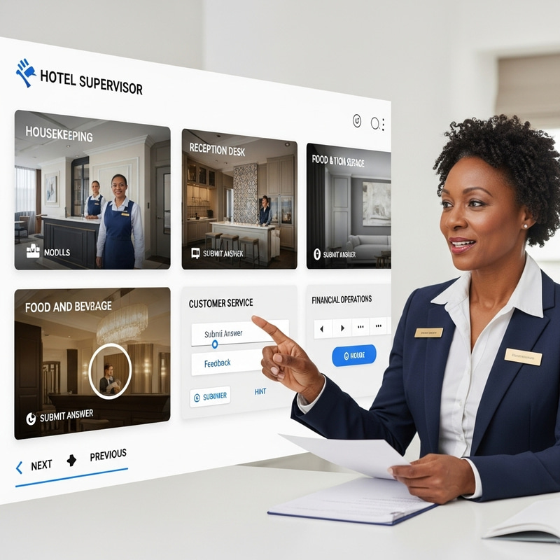 Interactive Hotel Supervisor Training Module Interactive Hotel Supervisor Training Module