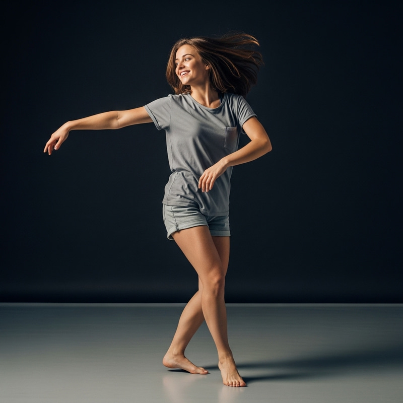 Happy Girl Dancing | Joyful Dance Photography