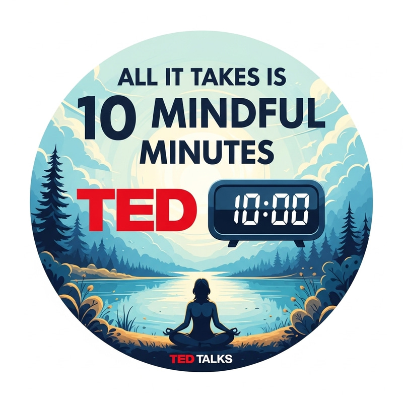 All It Takes is 10 Mindful Minutes: Design for TED Talks
