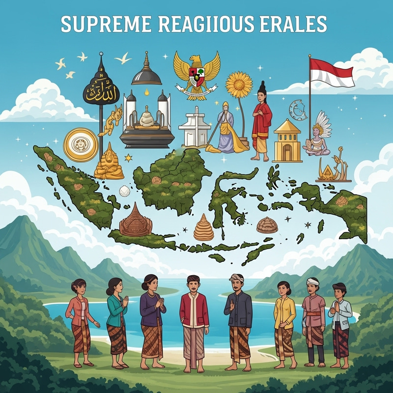 Indonesian Human Identity: Unity in Diversity with Religious Symbols Indonesian Human Identity: Unity in Diversity with Religious Symbols