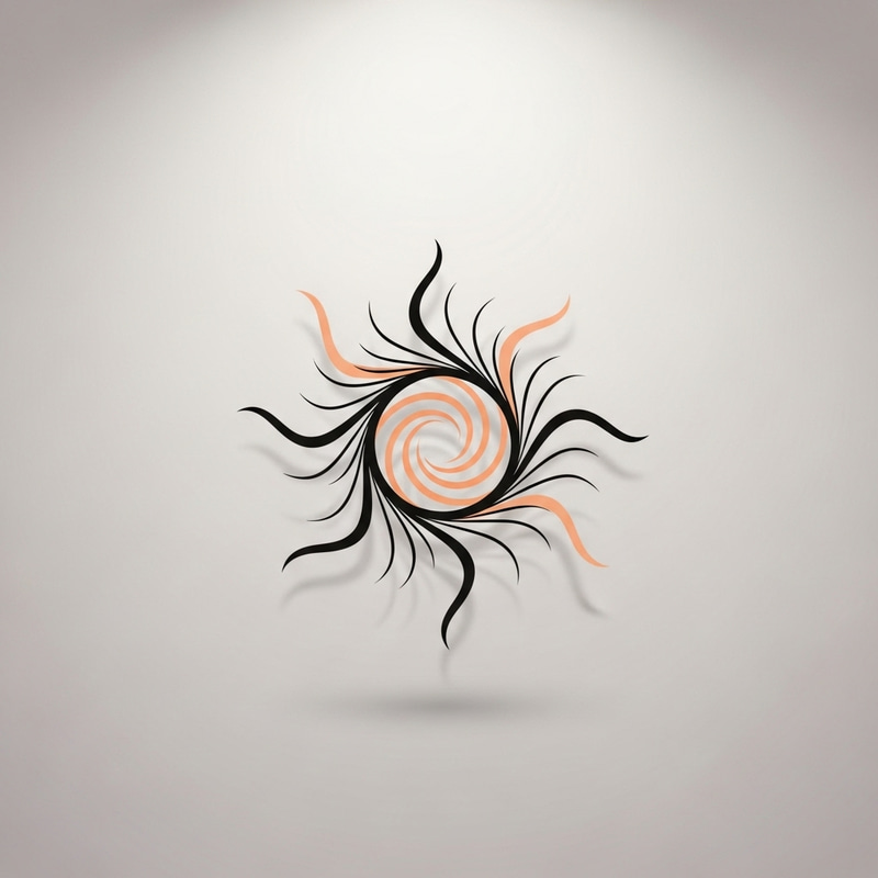 Minimalist Amaterasu Logo for Wellbeing Minimalist Amaterasu Logo for Wellbeing