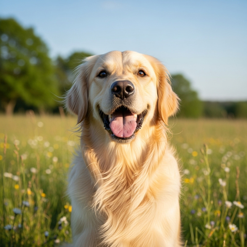 Happy Dog - A Cheerful Canine Companion