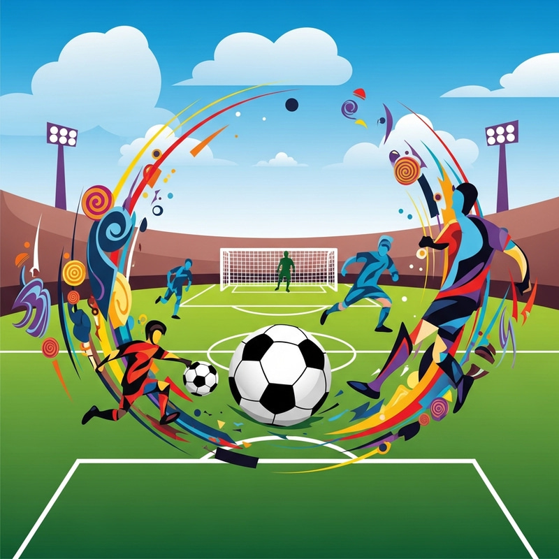Abstract Soccer Art | Dynamic Sports Interpretations Abstract Soccer Art | Dynamic Sports Interpretations