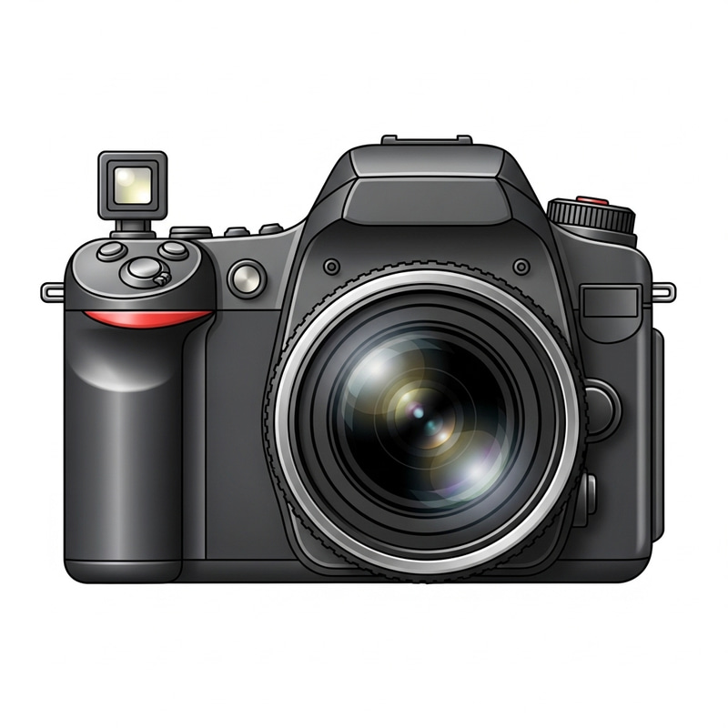 Camera Icon for Phone or Camera Photography | Realistic Design