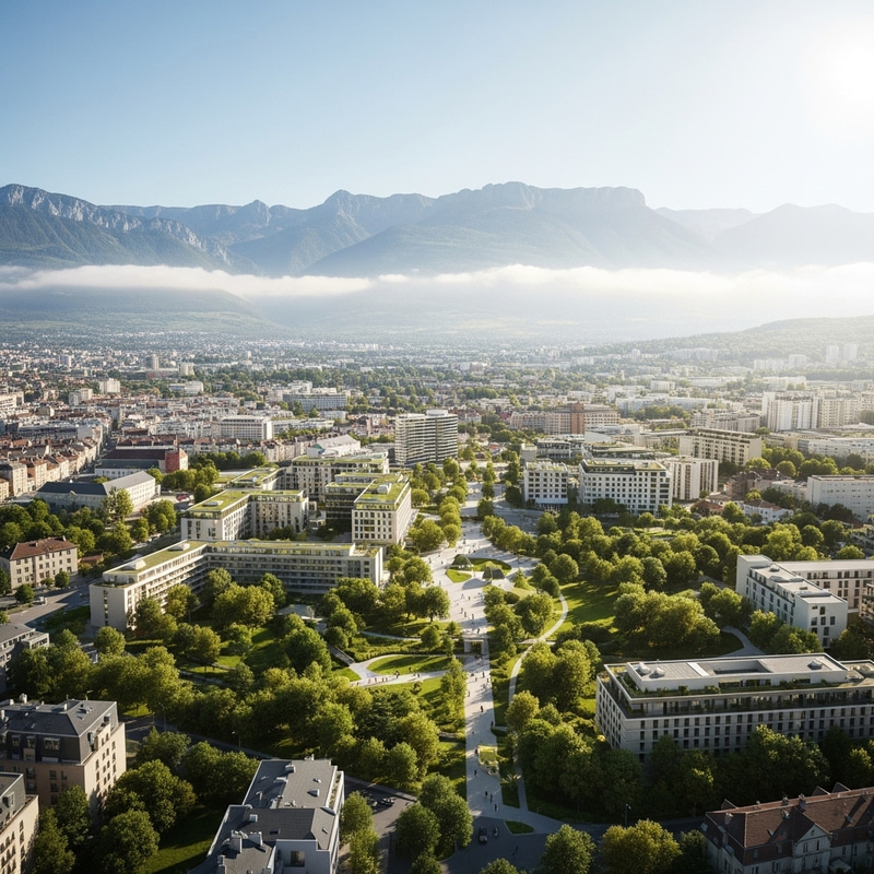 Portes Du Vercors Project: Urban Harmony in Grenoble