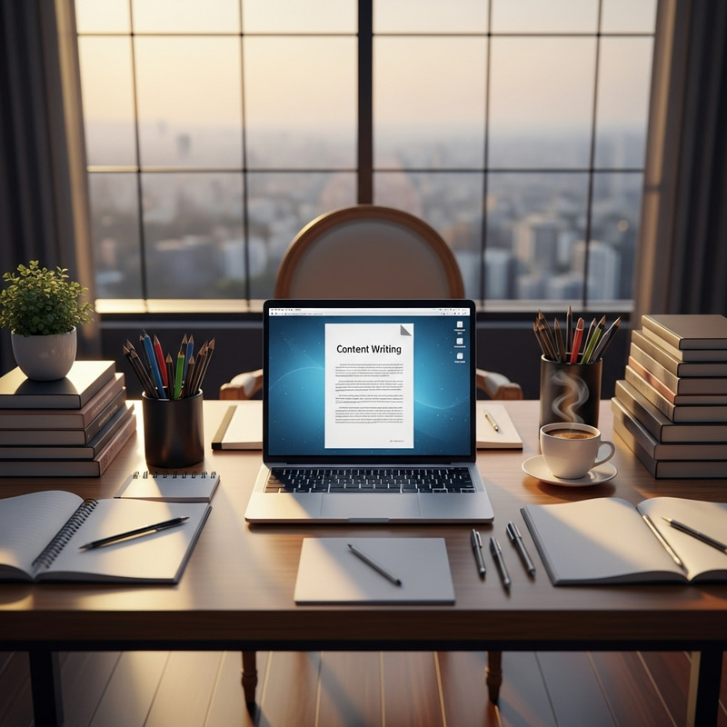 Inspiring Content Writing Studio | Creative Workspace