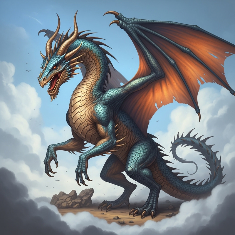 Mythical Dragon Image: Majestic Legendary Creature