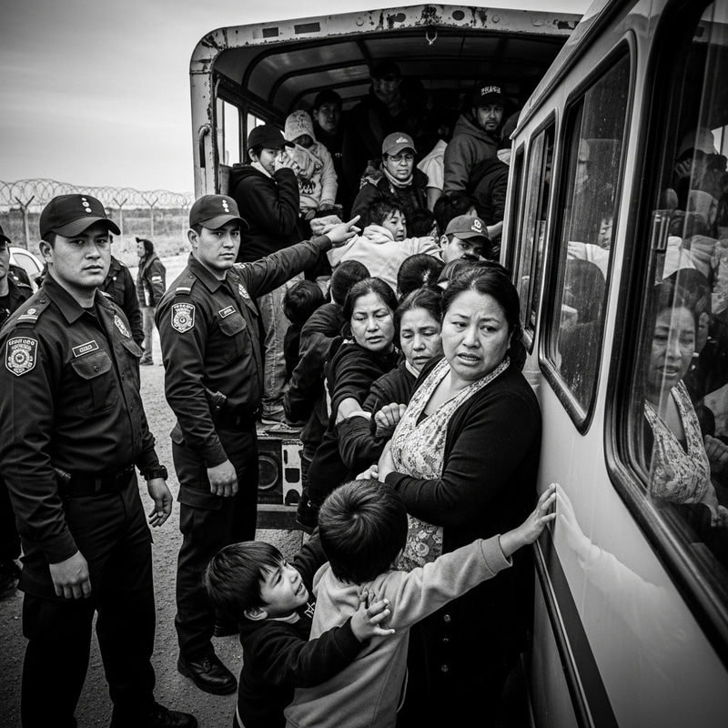 Deportation Scenes | Gritty Documentary Photography