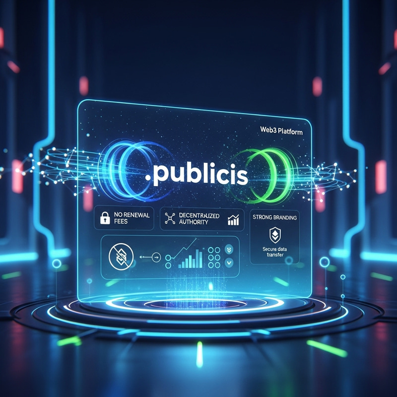 Introducing .publicis Domains: No Renewal Fees, Decentralized Authority, Strong Branding