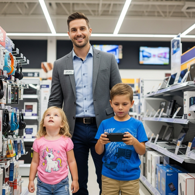 Dedicated Father & Electronics Salesman | Experienced Male