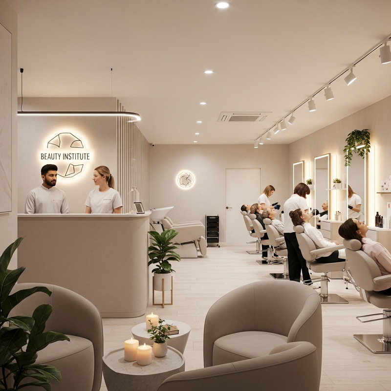Minimalist Beauty Institute for Serene Treatments
