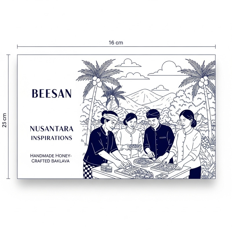 Opulent Nusantara Baklava: Luxurious Packaging & UI/UX Opulent Nusantara Baklava: Luxurious Packaging & UI/UX