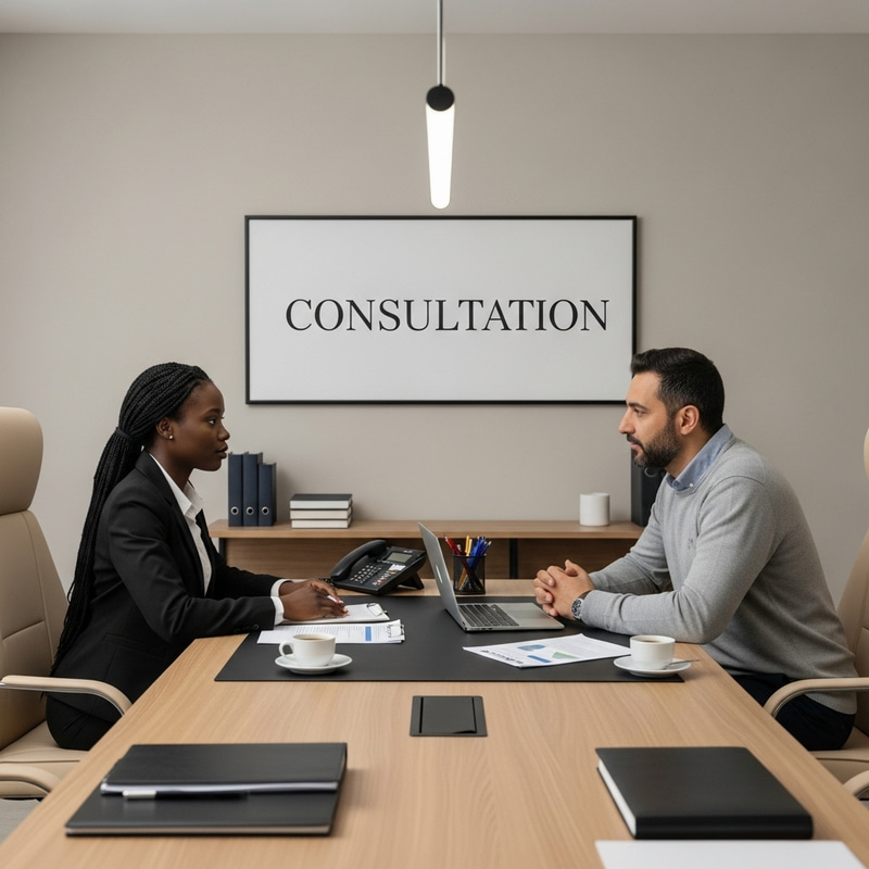Realistic Professional Consultation Image Realistic Professional Consultation Image
