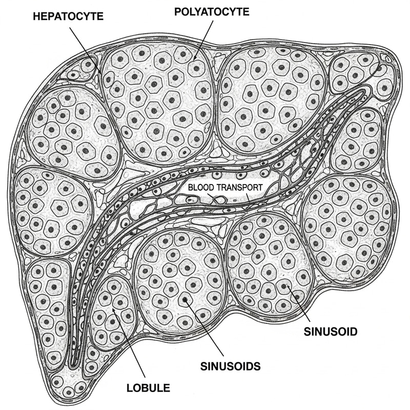 Hepatocytes: Structure, Functions & Roles in Liver | Scientific Illustration Hepatocytes: Structure, Functions & Roles in Liver | Scientific Illustration