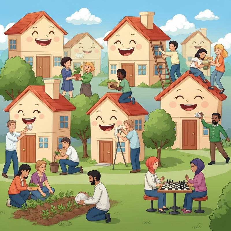 Harmonious Community Embracing Friendship & Unity Harmonious Community Embracing Friendship & Unity