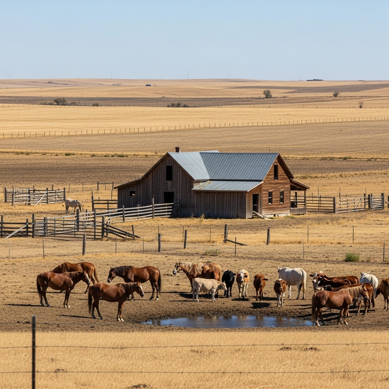 Drought-Stricken Farm in Northeast Brazil