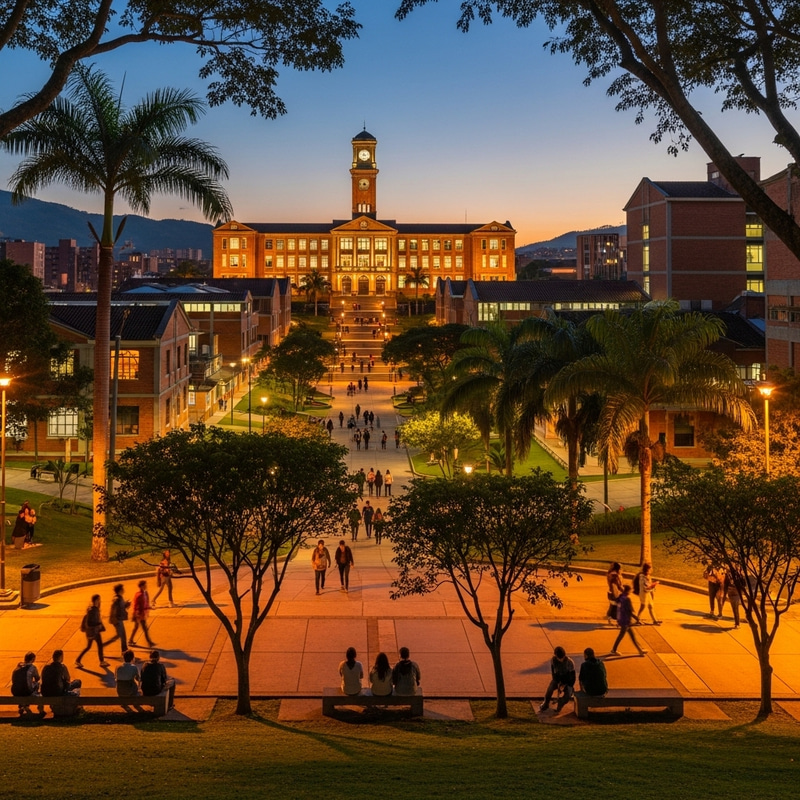 Realistic Image of University of Antioquia Main Campus Realistic Image of University of Antioquia Main Campus