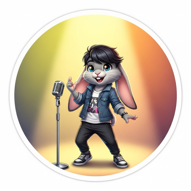 BTS Jungkook | Furry & Cute Sticker Collection BTS Jungkook | Furry & Cute Sticker Collection