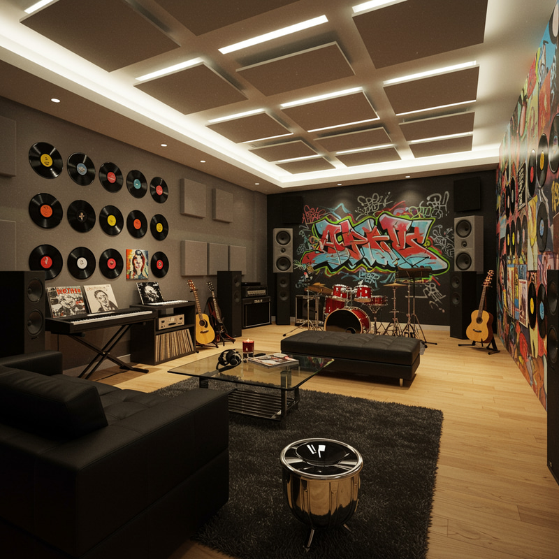 Modern Music Room Interior Design Ideas