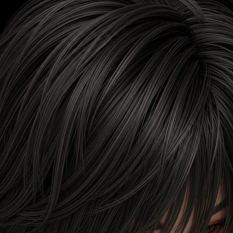 Hair Texture Cell Shading | Vroid Studio | Detailed Illustration Hair Texture Cell Shading | Vroid Studio | Detailed Illustration