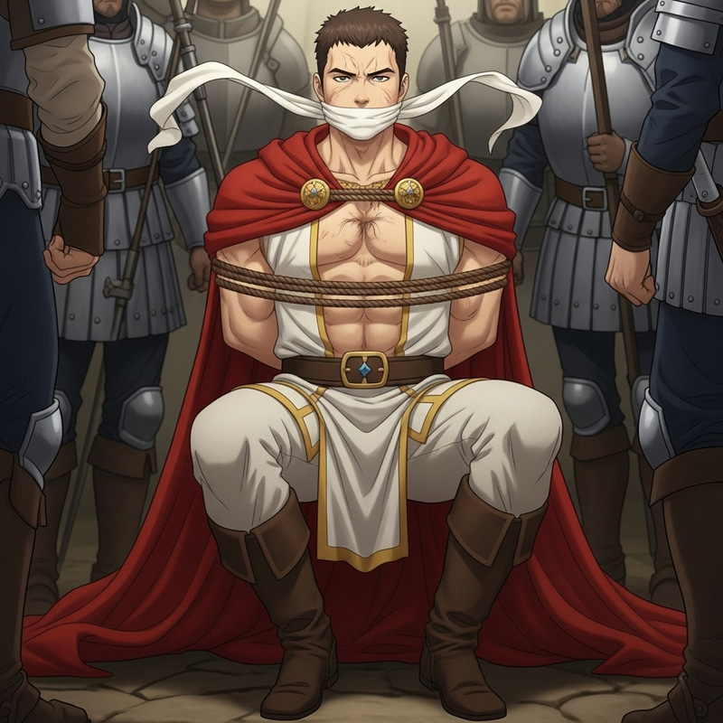Valiant White Prince in Dire Situation | Royal Guards Surrounding Valiant White Prince in Dire Situation | Royal Guards Surrounding