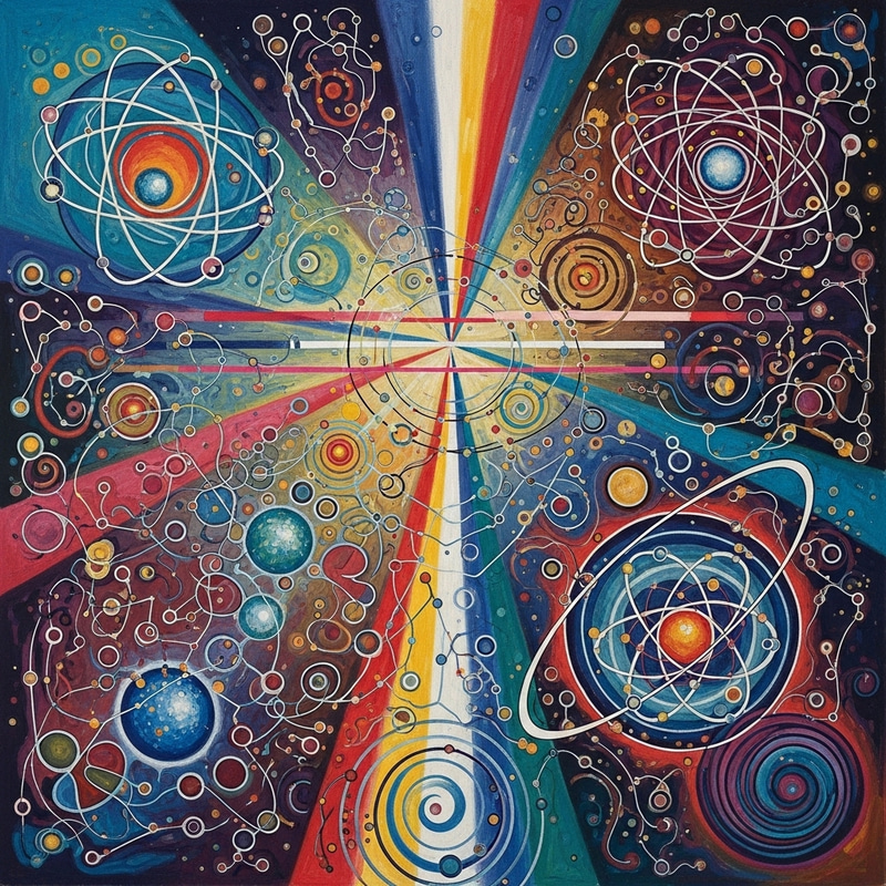 Quantum Physics & Abstract Art: A Colorful Fusion Quantum Physics & Abstract Art: A Colorful Fusion