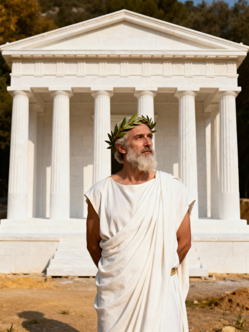 Ancient Greek Philosopher in 500 B.C. - Historic Photo Ancient Greek Philosopher in 500 B.C. - Historic Photo