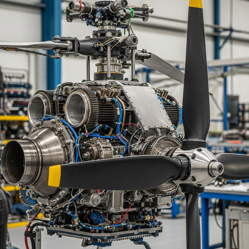Helicopter Propeller Design and Engine Components