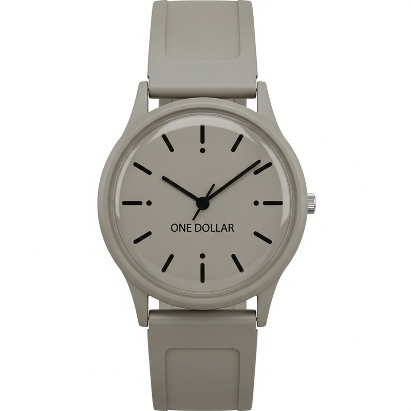 Affordable 1 Dollar Watch with Simple Design Affordable 1 Dollar Watch with Simple Design