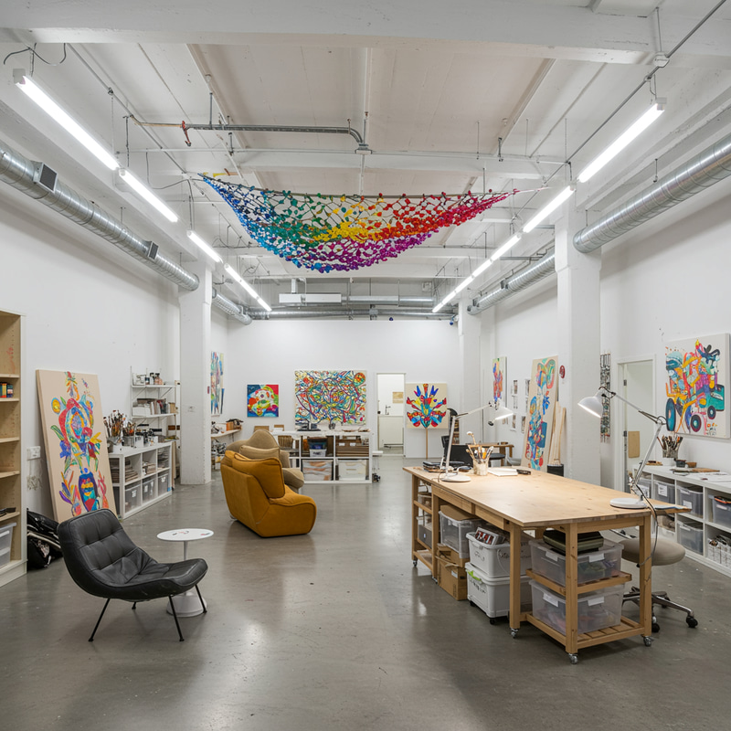 Modern Art Studio Interior Design Inspiration